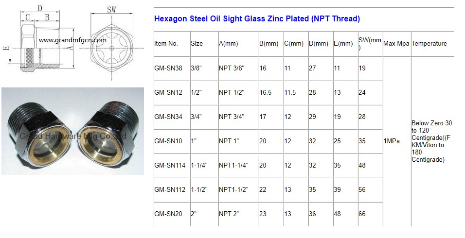 Hexagon Steel Oil Sight Glass Zinc Plated (NPT Thread).jpg Hexagon Steel Oil Sight Glass Zinc Plated (NPT Thread).jpg
