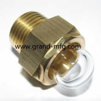 Domed Hexagon Oil Sight Glass(NPT,BSP & Metric Thread) BLOWER DOME SIGHT GLASS