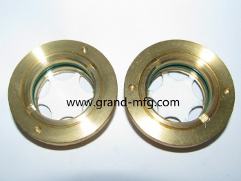 M27X1.5 brass circular oil level sight glass oil level indicators