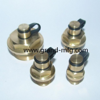 Hexagon Brass Breather Vent Plugs G1/8 G3/8 NPT1/8 NPT3/8
