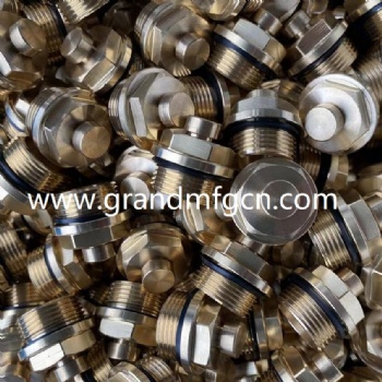 Hexagon Brass Breather Vent Plugs G1/8 G3/8 NPT1/8 NPT3/8