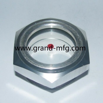 GRANDMFG COMPRESSOR UNIT ALUMINUM SIGHT GLASS OIL LEVEL 1/2
