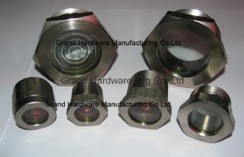 Carbon Steel Fused Glass Window Sights plugs BSP Thread