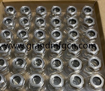 Metric thread aluminum oil level sight glass oil level gauge indicatorsM22x1.5 M33x1.5