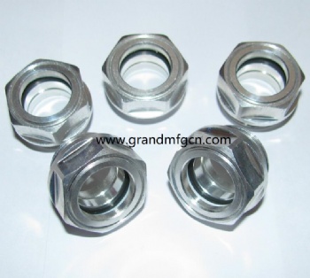 Metric thread aluminum oil level sight glass oil level gauge indicatorsM27x1.5 M36x1.5