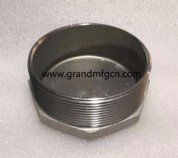 CNC precision turned parts NPT thread SS316 stainless steel plug