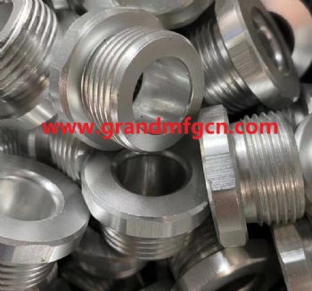 CNC precision brass turned parts NPT thread aluminum machined parts