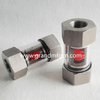 G3/4 pipe system SS304 stainless steel water liquid flow indicators