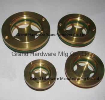 M27X1.5 brass circular oil level sight glass oil level indicators