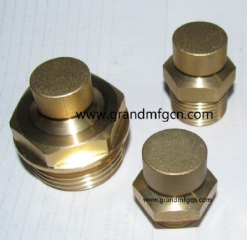 Hexagon Brass Breather Vent Plugs M18X1.5 M20X1.5