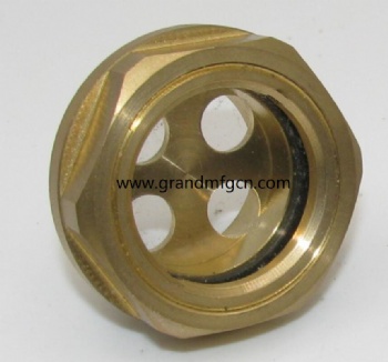M20x1.5 brass oil level sight glass oil level gauge indicators
