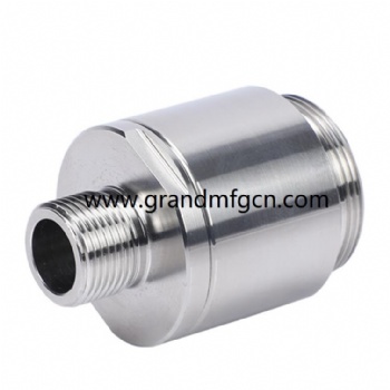 CNC precision machined part stainless steel 316 thread connector