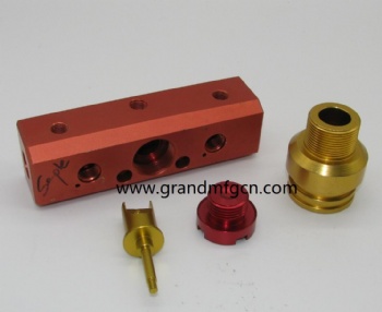 CNC precision machined parts aluminum turned part
