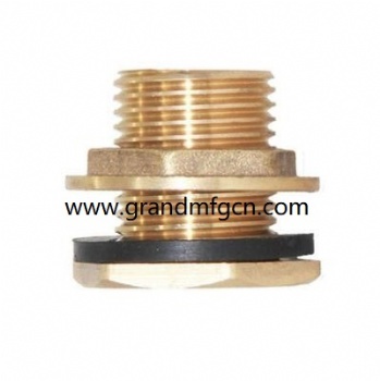 OEM Brass CNC Machined parts Water tank connector