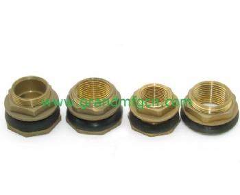 OEM Brass CNC Machined parts Water tank connector