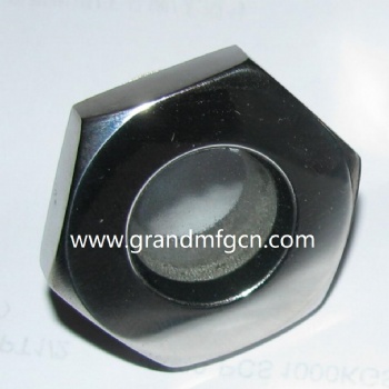 Hydraulic oil cooler sight glass radiator glass liquid level sight