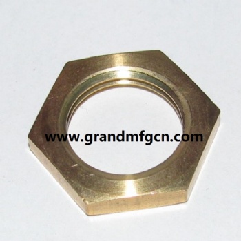 CNC precision machined part stainless steel thread locking nut