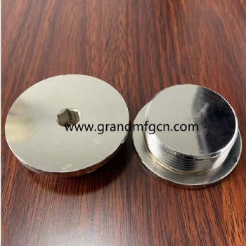 NPT thread CNC precision machined part brass plugs