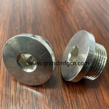 BSP thread CNC precision machined part brass plugs