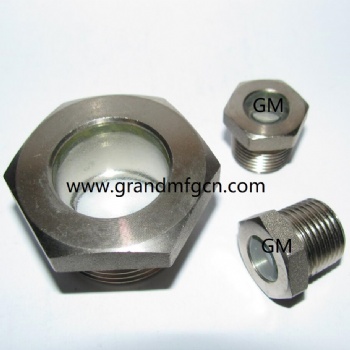 3/8 NPT THREAD STEEL FUSED OIL SIGHT PLUG