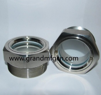 Hexagon Stainless Steel Oil Liquid level Sight Glass