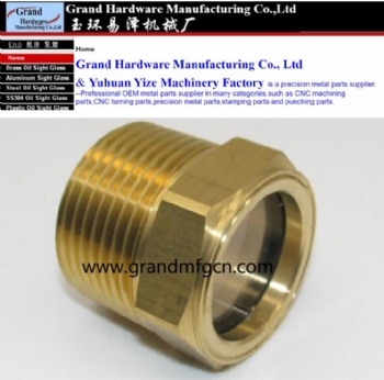 Air Compressors Solid Brass Sight Glass Plug