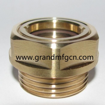 M22X1.5 Air Compressors Qaulity Brass Sight Glass Gauge