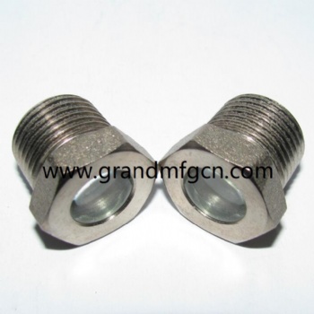 Check Coolant Level Brass Sight Glass Plug NPT Thread