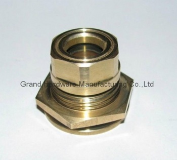 Coolant Surge Tank Brass Sight Glass Gauge
