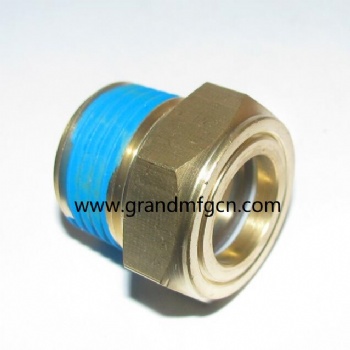 Heavy Tractor Radiator Brass Sight Glass Gauge Plug NPT