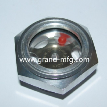 Steel Surge Tank Coolant Sight Glass Aluminum Coolant Level Sight Glass 3/4