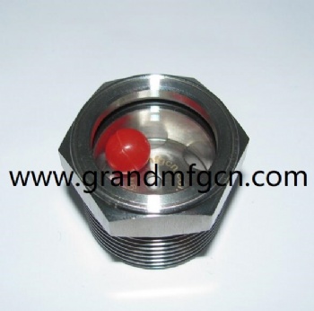 Machinnical Metering pump Stainless Steel Liquid  oil level Sight Glass Gauge window plug