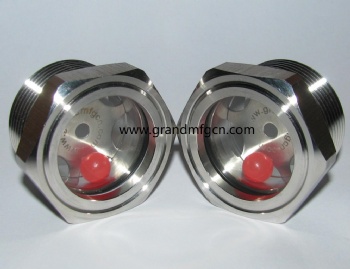 Hexagon Stainless Steel Liquid Oil Sight Glass(Metric Thread)
