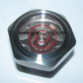 Hexagon Stainless Steel Oil level Sight Glass window plugs BSP Thread