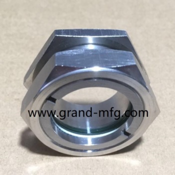 NPT 1 1/2 INCH STAINLESS STEEL LIQUID SIGHT GLASS WITH FLOATING BALL