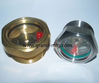 Carbon Steel Fused Glass Window Sights plugs BSP Thread