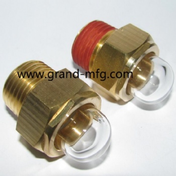 GM-HDN12 brass liquid level sight glass gauge oil indicators