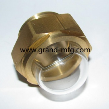 GM-HDN12 brass liquid level sight glass gauge oil indicators
