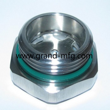 M27X1.5 Vaccum Pumps stainless steel oil sight glass radiator glass oil level sight