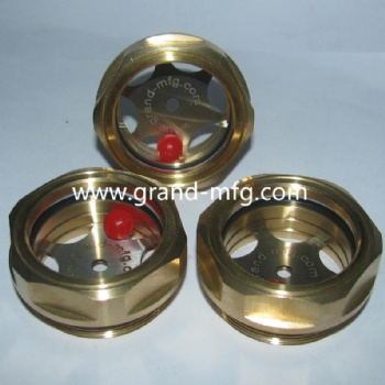 NPT thread BRASS OIL SIGHT GLASS OIL INDICATORS 2 INCH OIL GAUGE