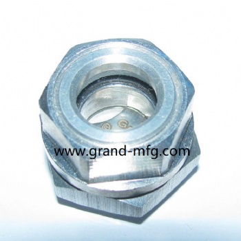 BSP 1 INCH Air compressor aluminum bulleye oil level sight glass plug oil indicators