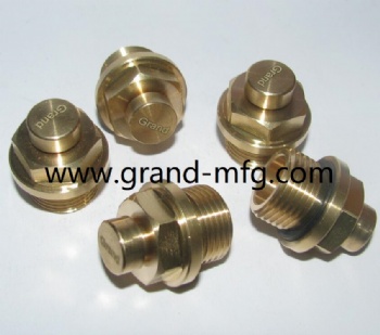 Hexagon Brass Breather Vent Plug with filler