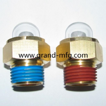 NPT thread 1/2 brass oil level sight glass gauge oil indicators