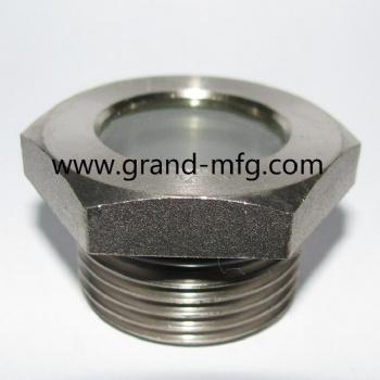 M27x1.5 减速机真空泵碳钢视镜油窗堵头油镜