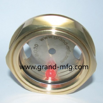 G1/8 SPEED REDUCERS BRASS OIL SIGHT GLASS INDICATOR BRASS BUBBLE SIGHT GLASS
