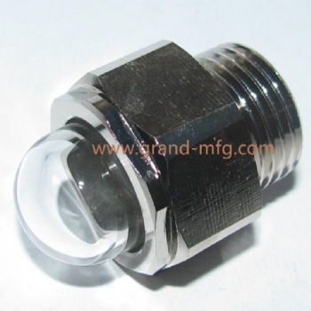Heavy duty NPT 1/2 brass oil sight plug oil sight glass