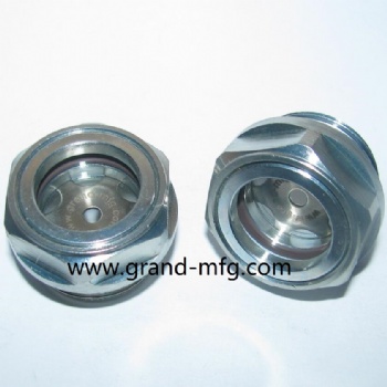 ANSI Pumps NPT & BSP zinc plated oil level sight glass gauge