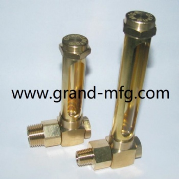 NPT3/8 Vacuum Pumps Brass Sight Glass Gauge Plug Oil Level Indicator