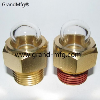 Radiator Surge Tank Coolant Sight Glass Gauge plug NPT