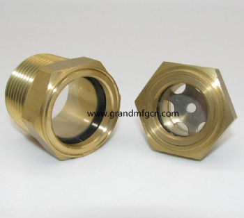 NPT thread 3/8 brass oil level sight gauge oil indicators